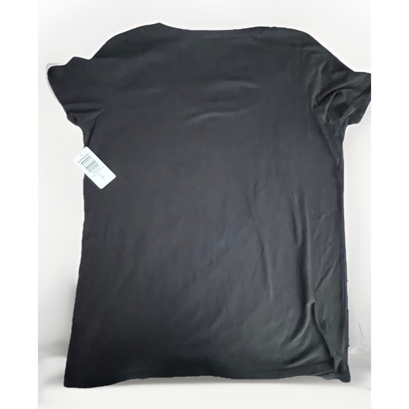 Torrid 0 Skull Christmas Lights Graphic T-Shirt Women's Size 12 Black NWT - Picture 6 of 11